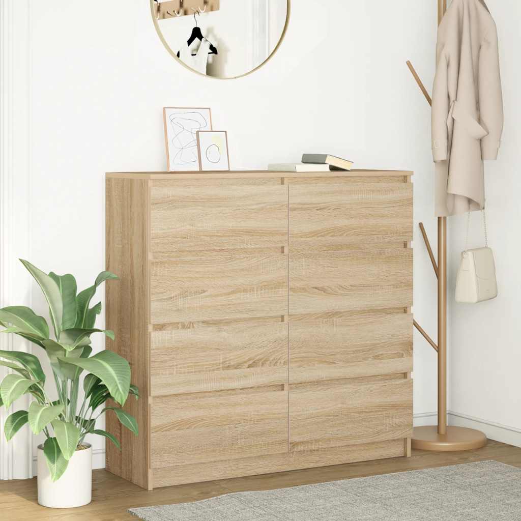 Skjenk sonoma eik 100x35x99 cm konstruert tre