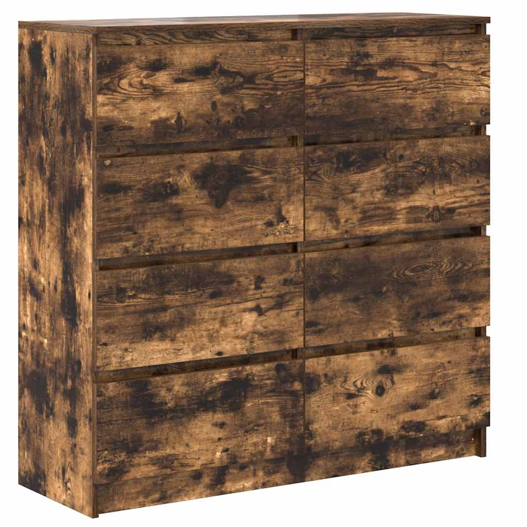 Skjenk røkt eik 100x35x99 cm konstruert tre