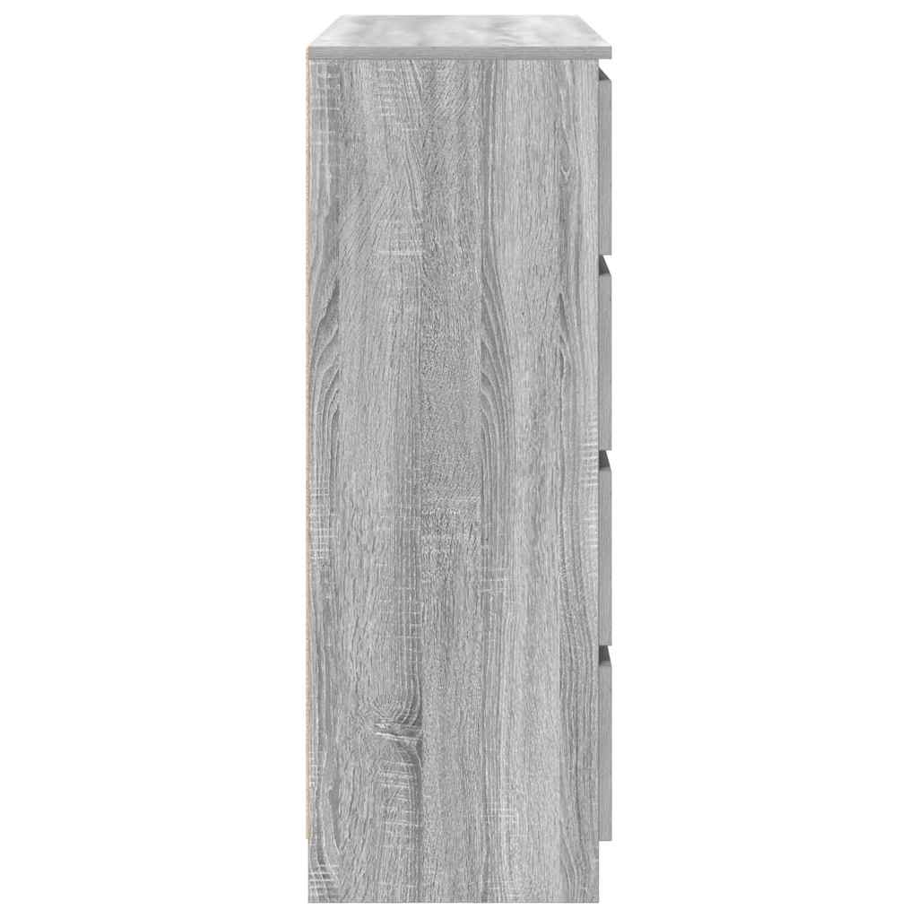 Skjenk grå sonoma 100x35x99 cm konstruert tre