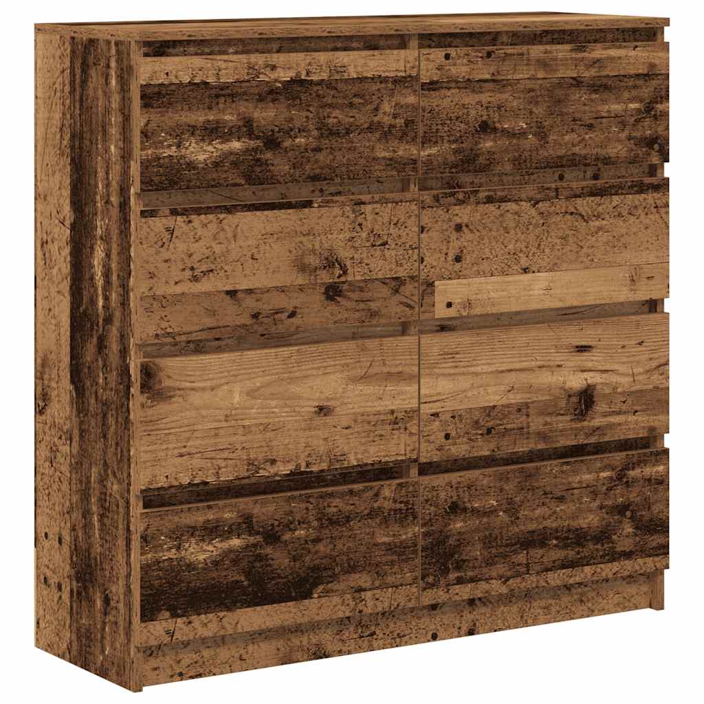 Skjenk gammelt tre 100x35x99 cm konstruert tre