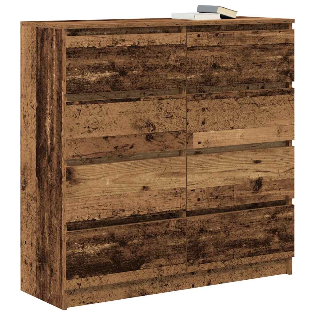 Skjenk gammelt tre 100x35x99 cm konstruert tre