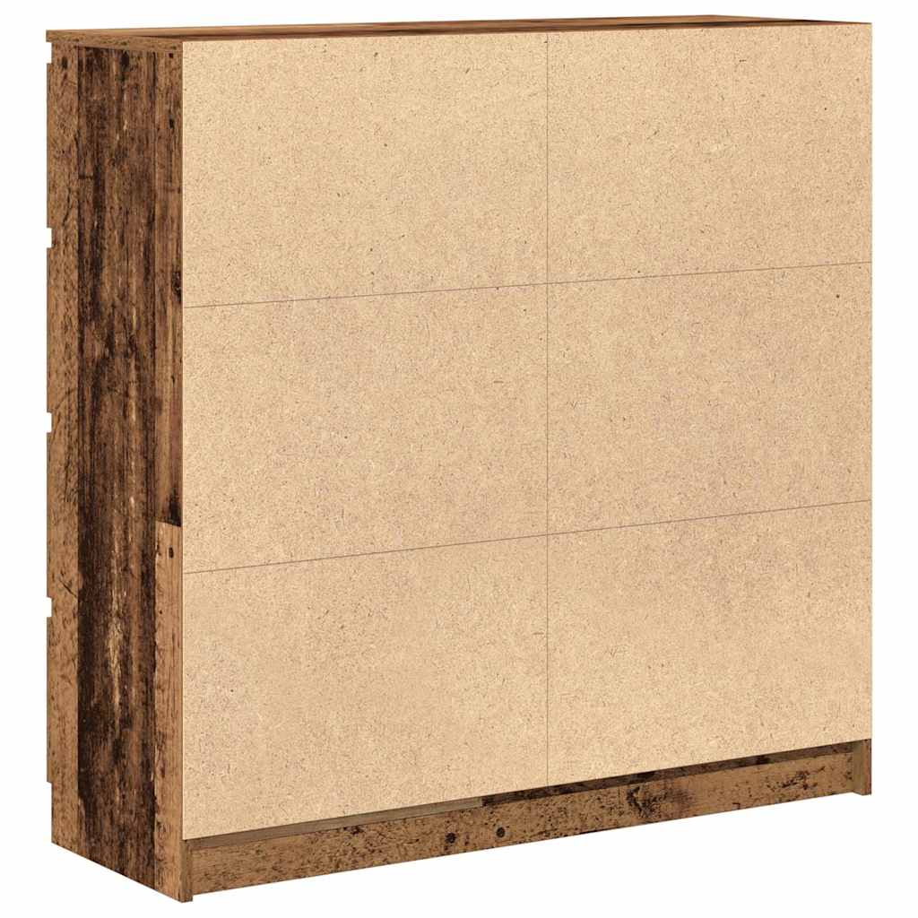 Skjenk gammelt tre 100x35x99 cm konstruert tre