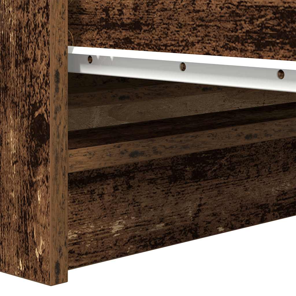 Skjenk gammelt tre 100x35x99 cm konstruert tre