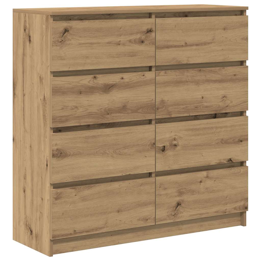 Skjenk artisan eik 100x35x99 cm konstruert tre