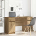 Skrivebord med dør artisan eik 140 x 49 x 76 cm Konstruert tre