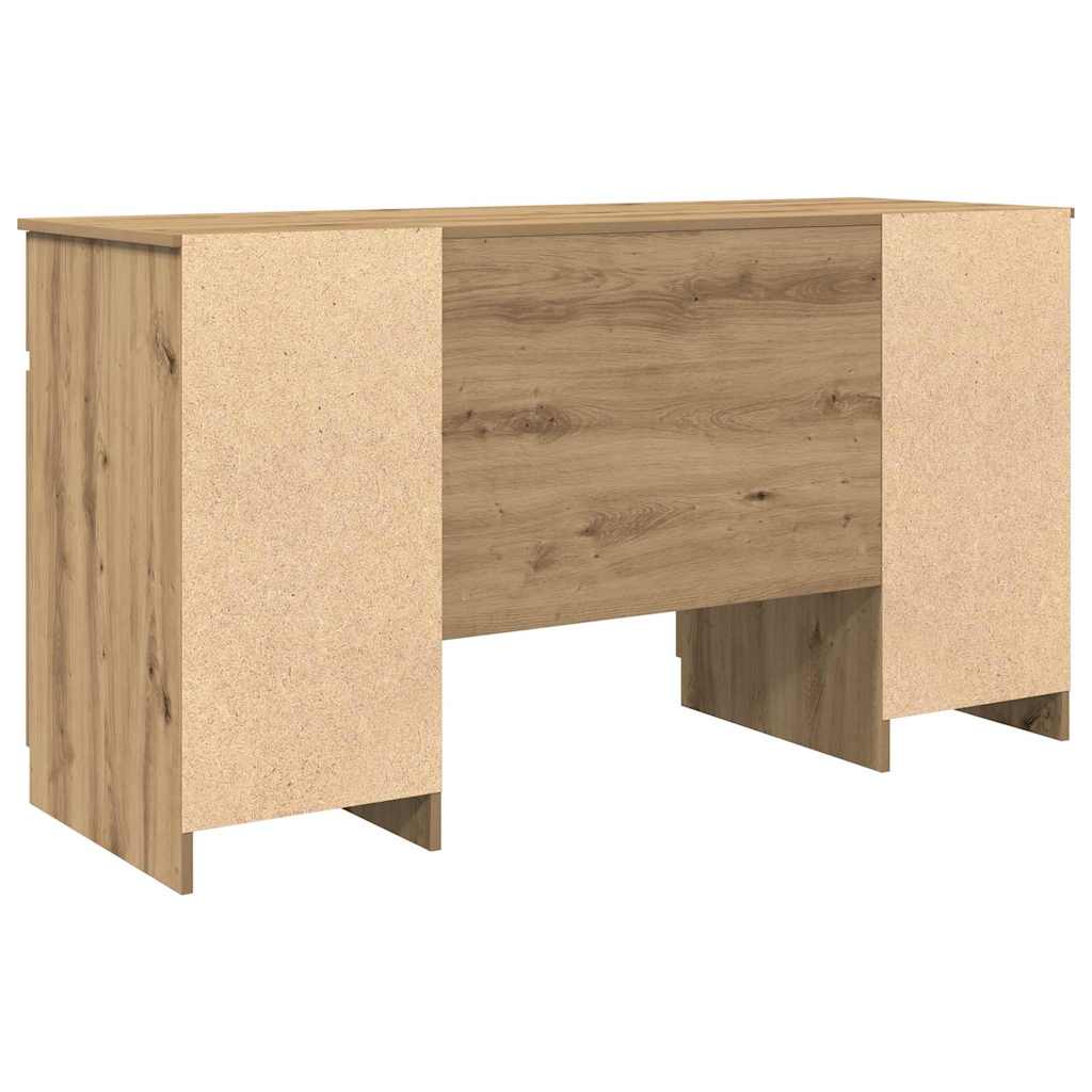 Skrivebord med dør artisan eik 140 x 49 x 76 cm Konstruert tre