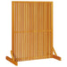 Personvernsvegg Brun 79.5 x 50 x 110 cm Massivt akasietre vidaXL