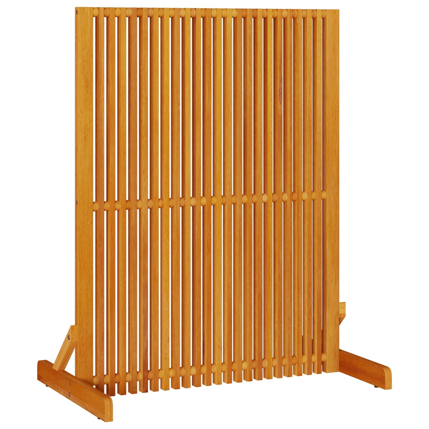 Personvernsvegg Brun 79.5 x 50 x 110 cm Massivt akasietre vidaXL