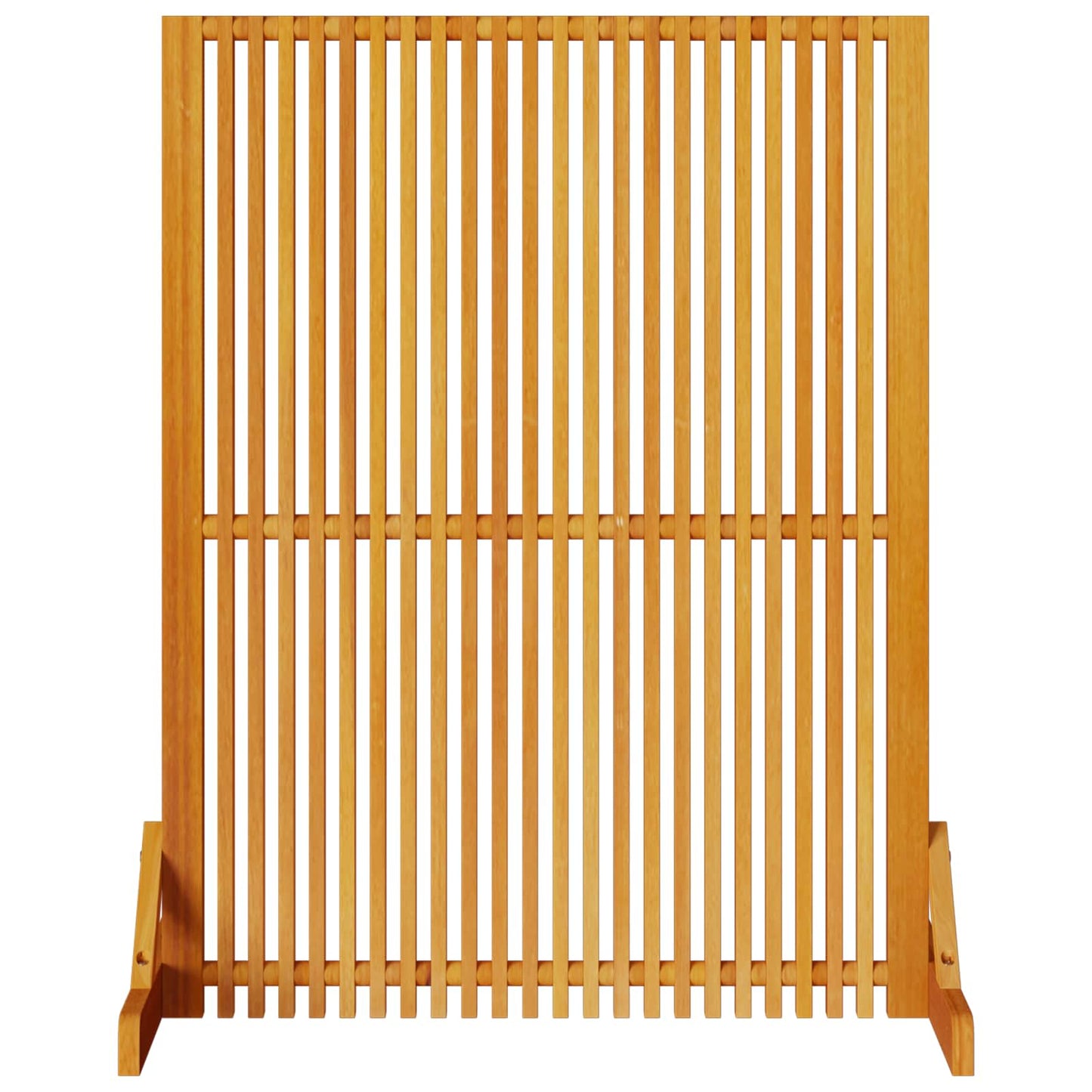 Personvernsvegg Brun 79.5 x 50 x 110 cm Massivt akasietre vidaXL