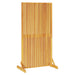 Personvernsvegg Brun 79.5 x 50 x 150 cm Massivt akasietre vidaXL