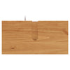 Baderomsinnredningssett 3 pcs Brun 37 x 34 x 80 cm Massiv furu