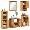 Baderomsinnredningssett 5 pcs honningbrun 37 x 34 x 110 cm