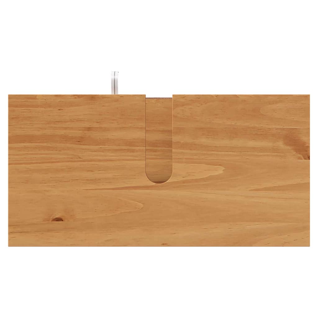 Baderomsinnredningssett 5 pcs honningbrun 37 x 34 x 110 cm