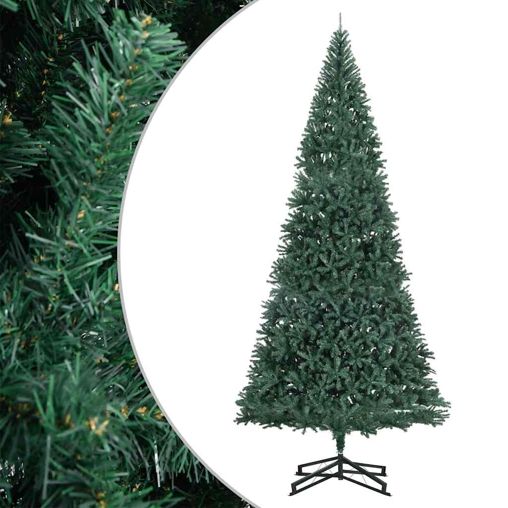 Kunstig juletre med stativ grønn 500 cm PVC