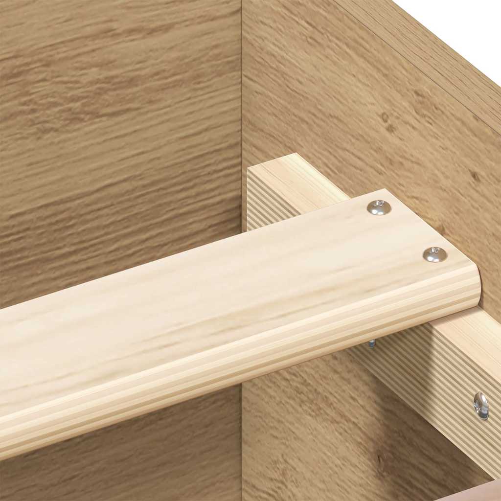 Sengeramme uten madrass artisan eik 100x200 cm konstruert tre