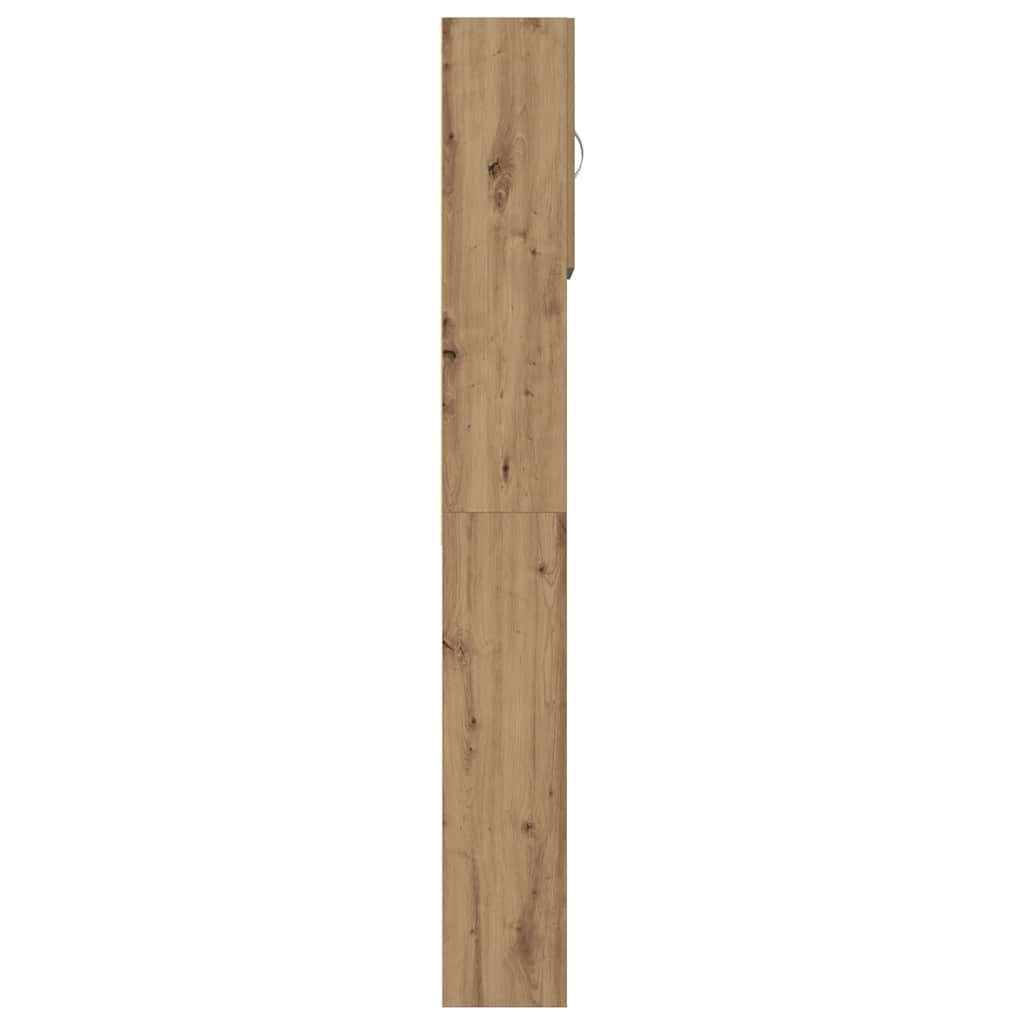 Vaskemaskinskap artisan eik 64x24x190 cm konstruert tre