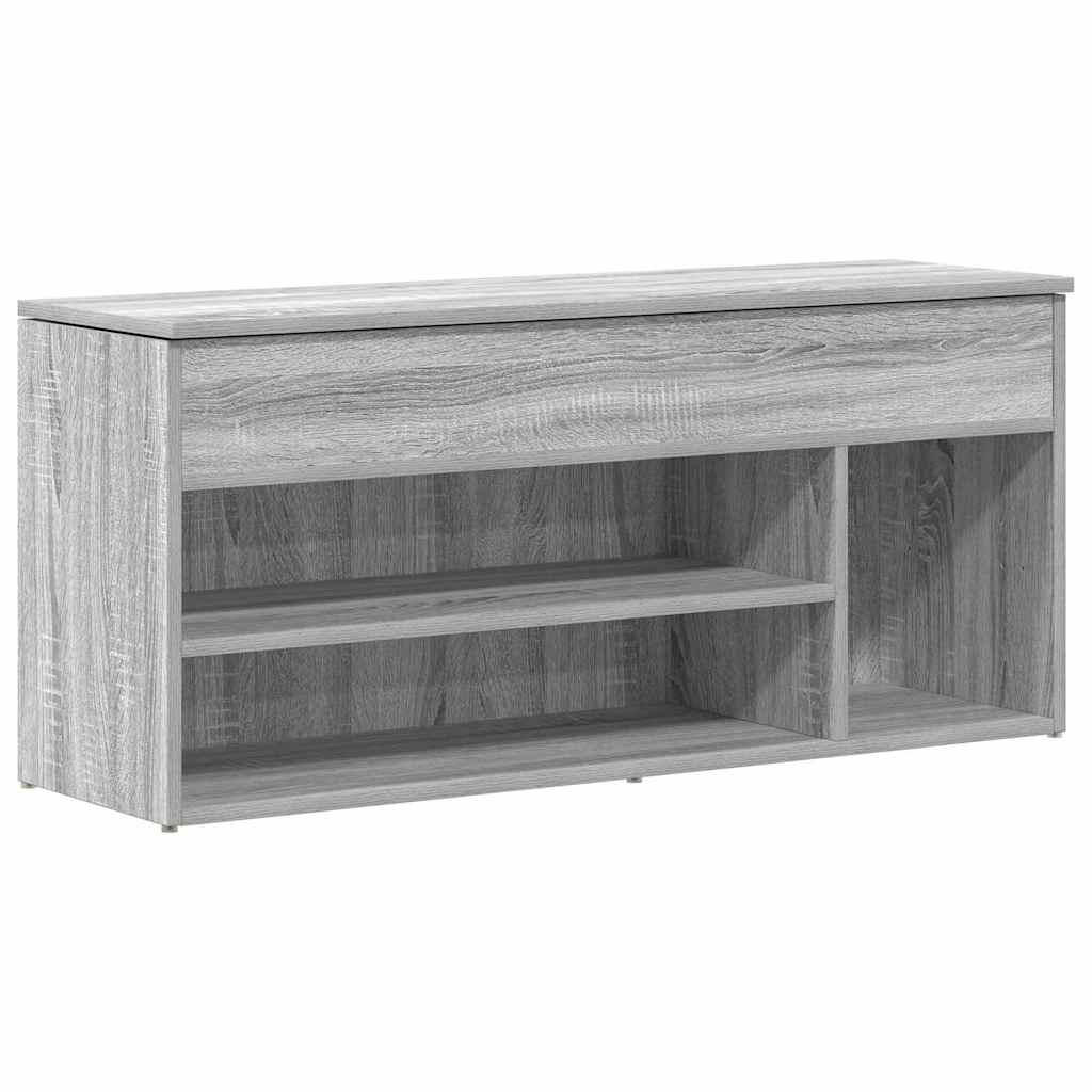 Skobenk grå sonoma 102x30,5x45 cm konstruert tre