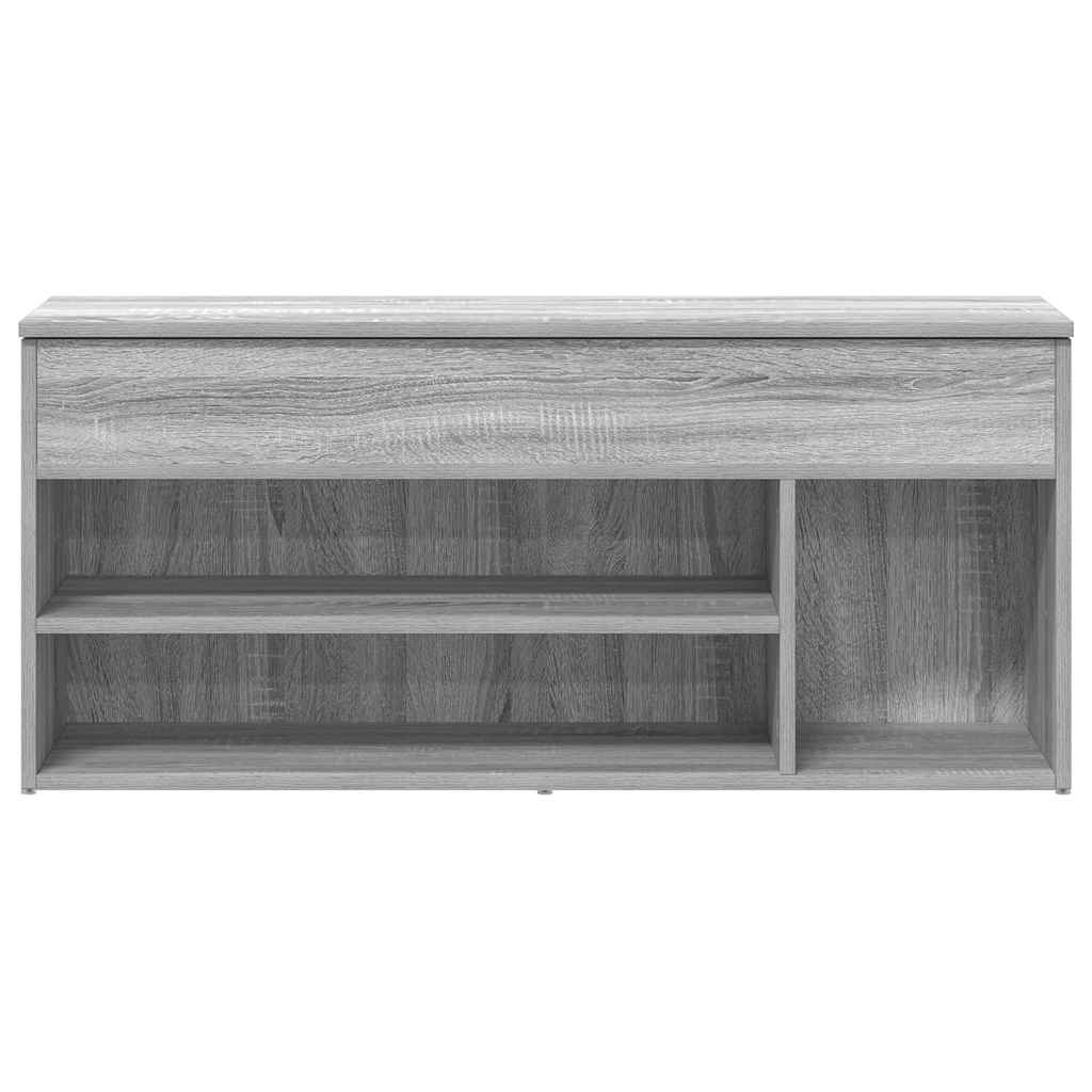 Skobenk grå sonoma 102x30,5x45 cm konstruert tre