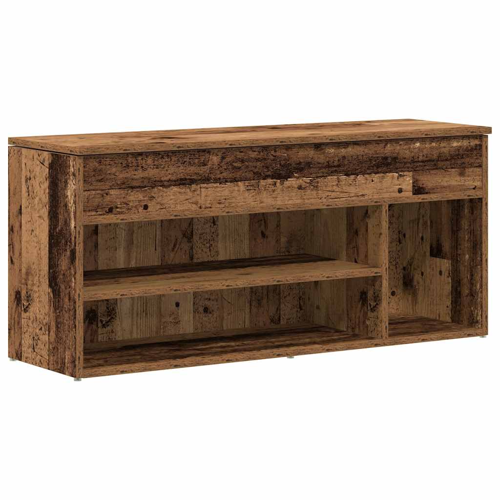 Skobenk gammelt tre 102x30,5x45 cm konstruert tre