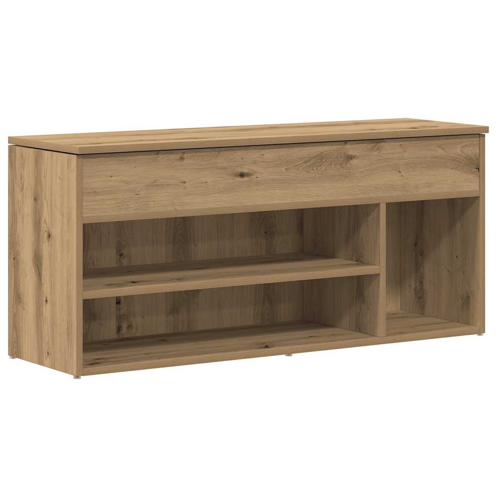 Skobenk artisan eik 102x30,5x45 cm konstruert tre
