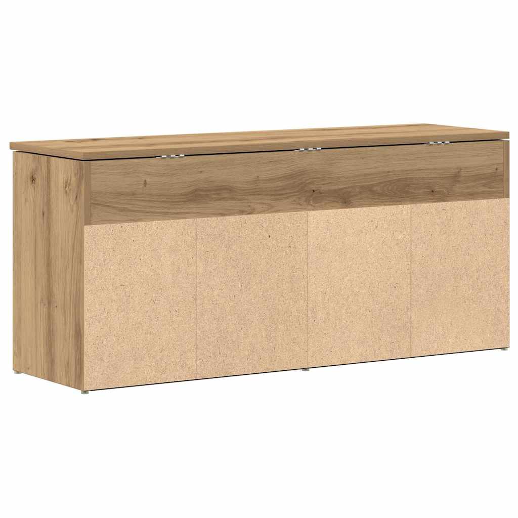 Skobenk artisan eik 102x30,5x45 cm konstruert tre
