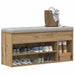 Skobenk artisan eik 102x30,5x45 cm konstruert tre