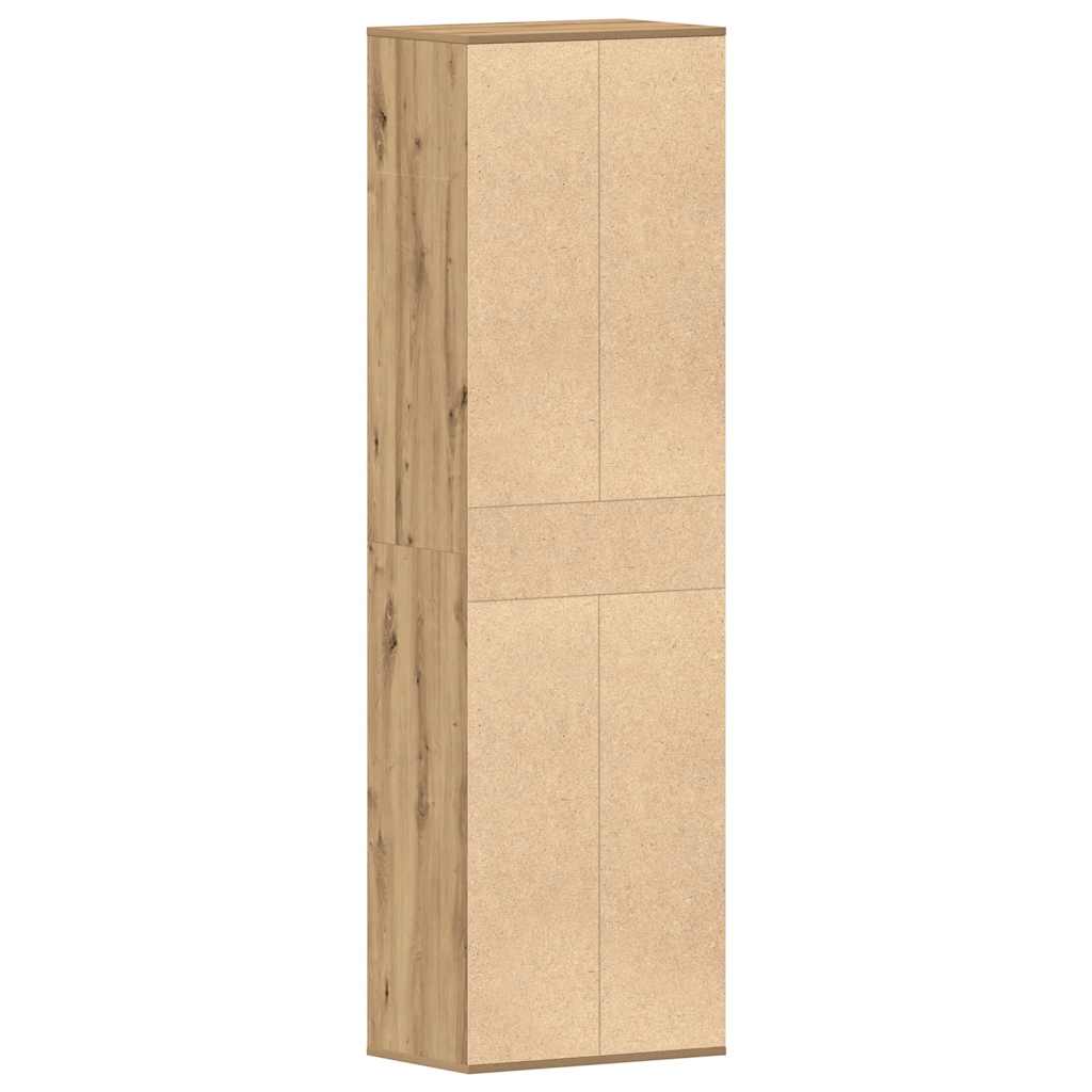 Skohylle artisan eik 54x34x183 cm konstruert tre