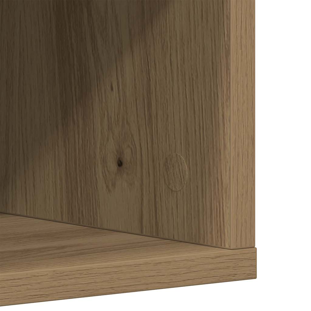 Skohylle artisan eik 54x34x183 cm konstruert tre
