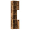 Baderomsskap gammelt tre 30x30x183,5 cm konstruert tre