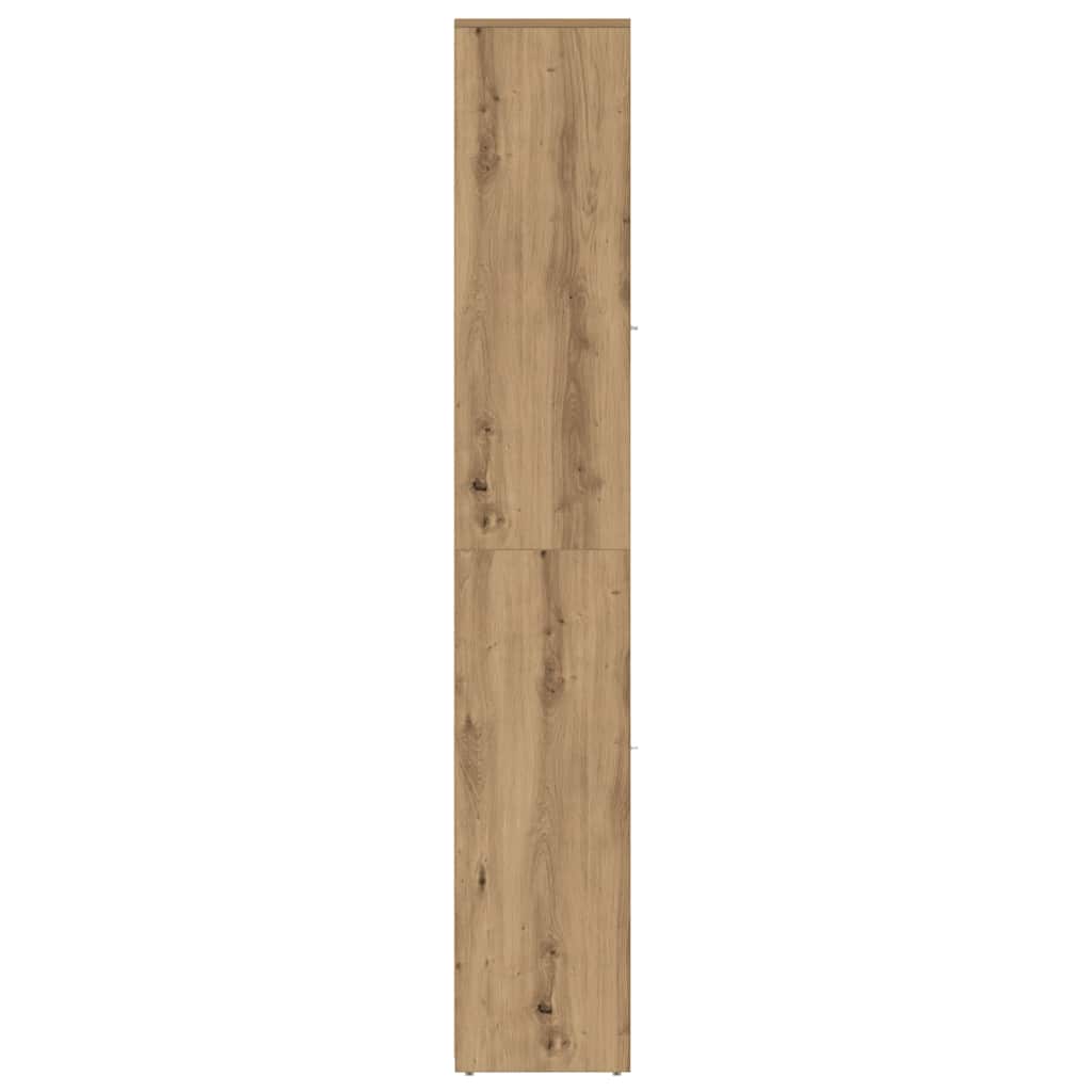 Baderomsskap artisan eik 30x30x183,5 cm konstruert tre