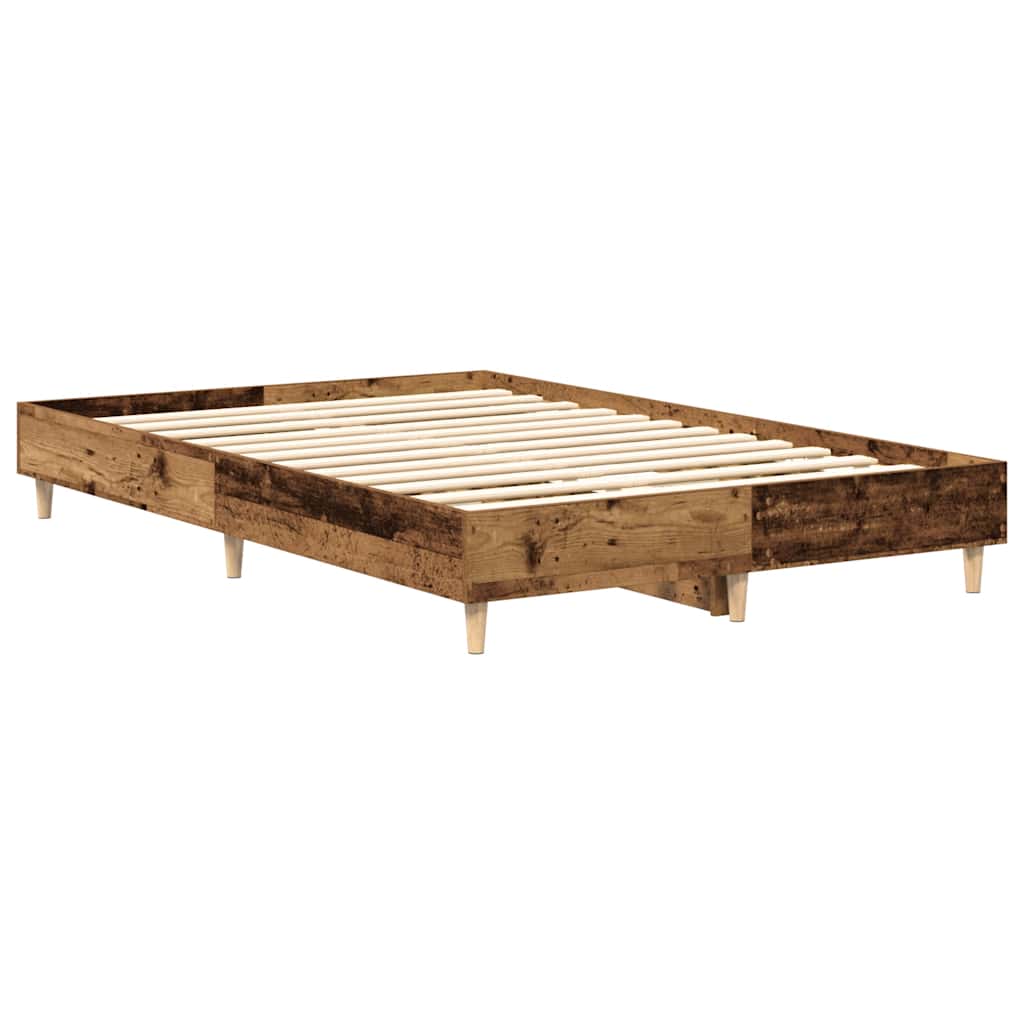 Sengeramme uten madrass gammelt tre 120x200 cm konstruert tre