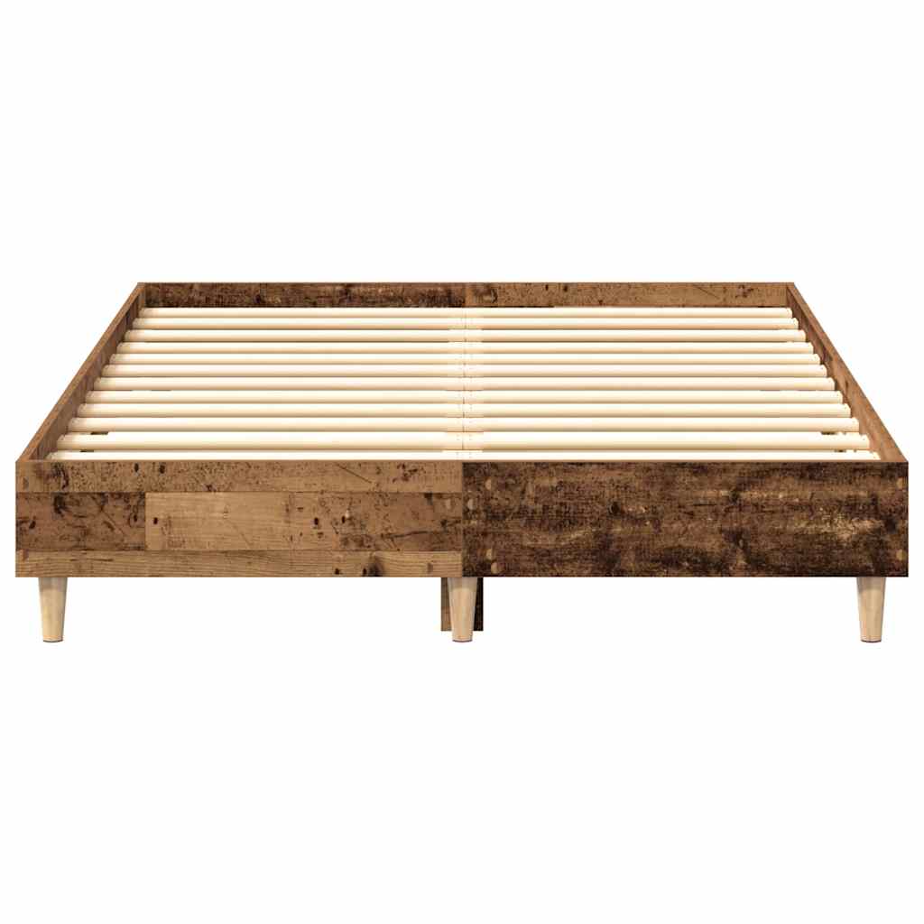 Sengeramme uten madrass gammelt tre 120x190 cm konstruert tre