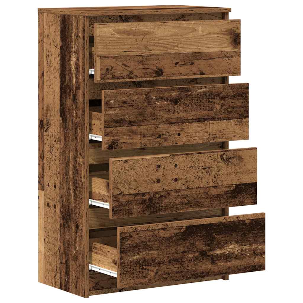 Skjenk gammelt tre 60x35x98,5 cm konstruert tre
