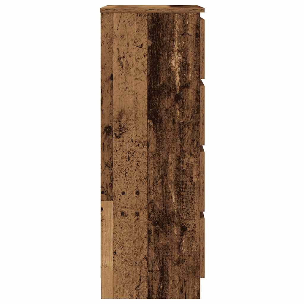 Skjenk gammelt tre 60x35x98,5 cm konstruert tre