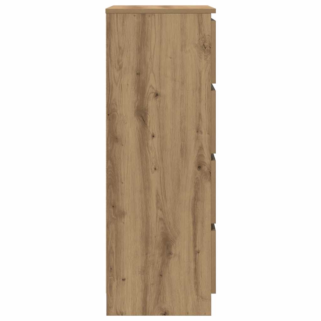 Skjenk artisan eik 60x35x98,5 cm konstruert tre