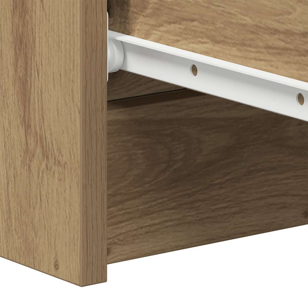 Skjenk artisan eik 60x35x98,5 cm konstruert tre