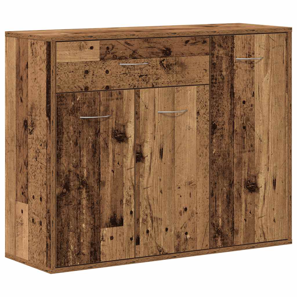 Skjenk gammelt tre 88x30x70 cm konstruert tre
