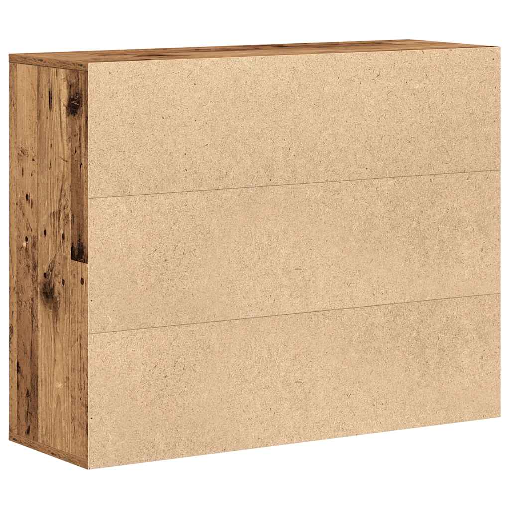 Skjenk gammelt tre 88x30x70 cm konstruert tre
