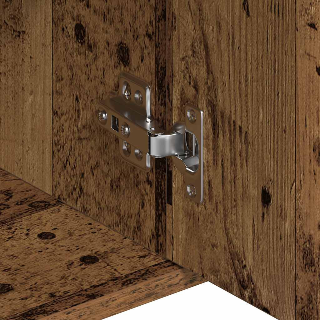 Skjenk gammelt tre 88x30x70 cm konstruert tre