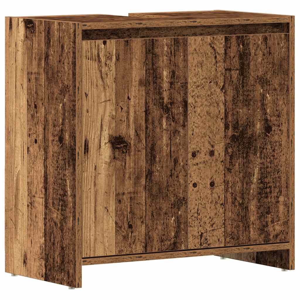 Servantskap gammelt tre 60x33x60 cm konstruert tre