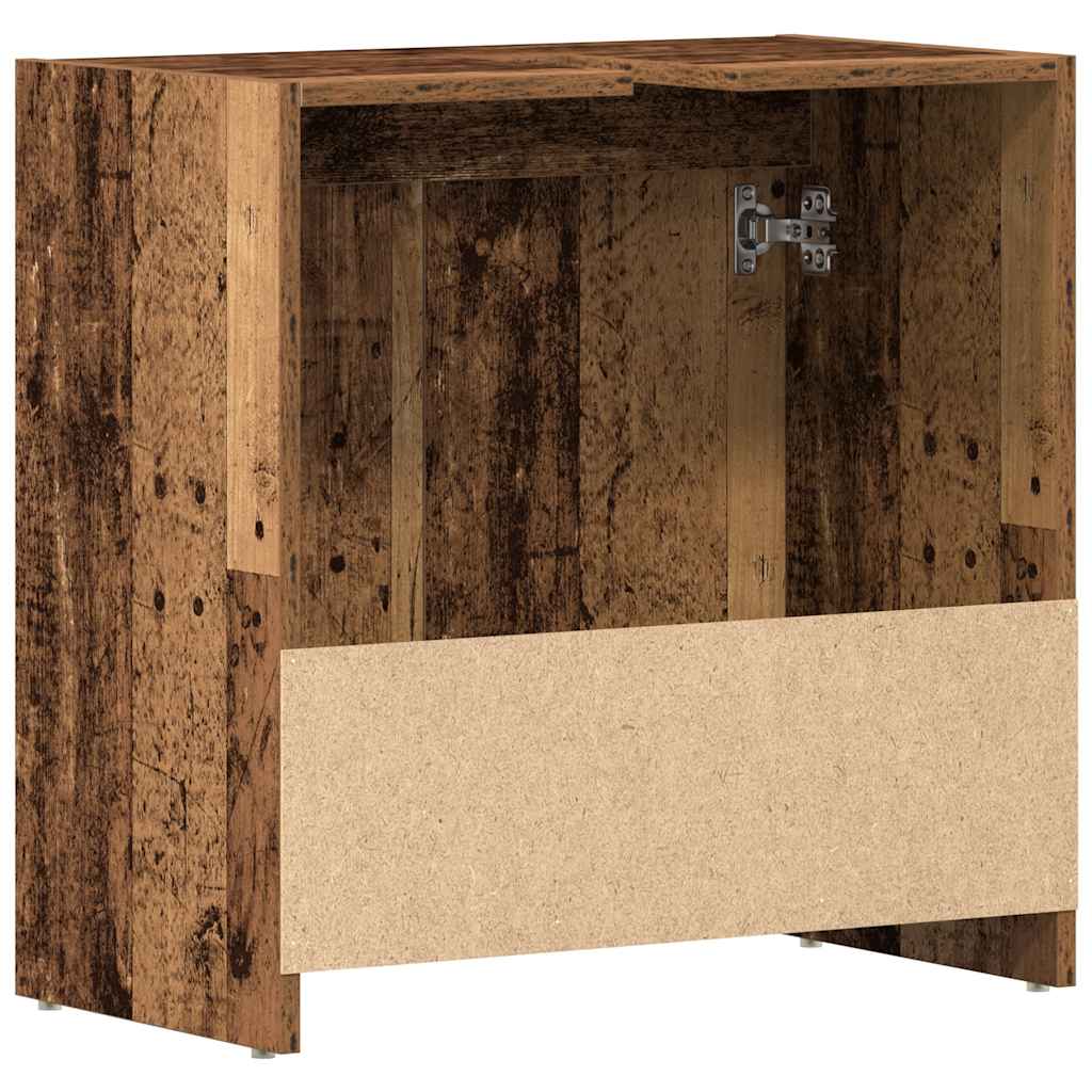 Servantskap gammelt tre 60x33x60 cm konstruert tre