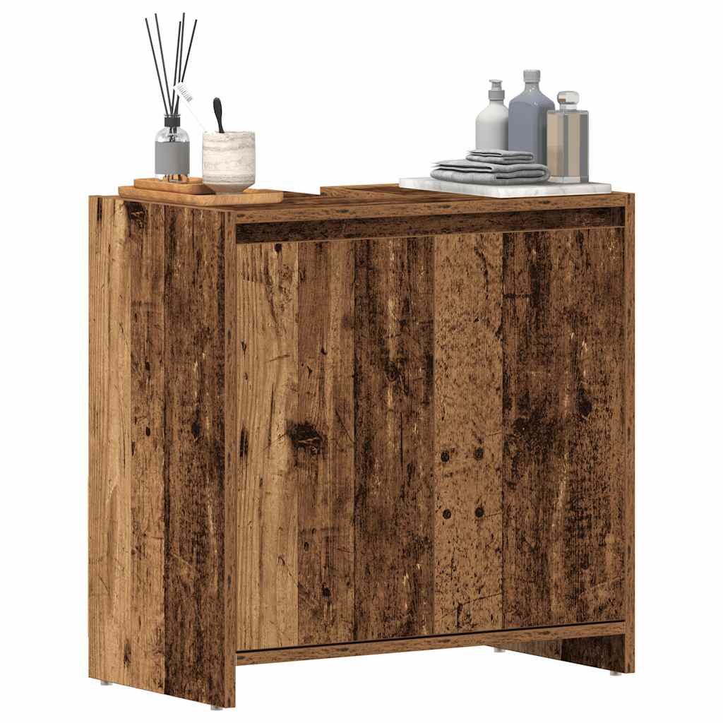 Servantskap gammelt tre 60x33x60 cm konstruert tre