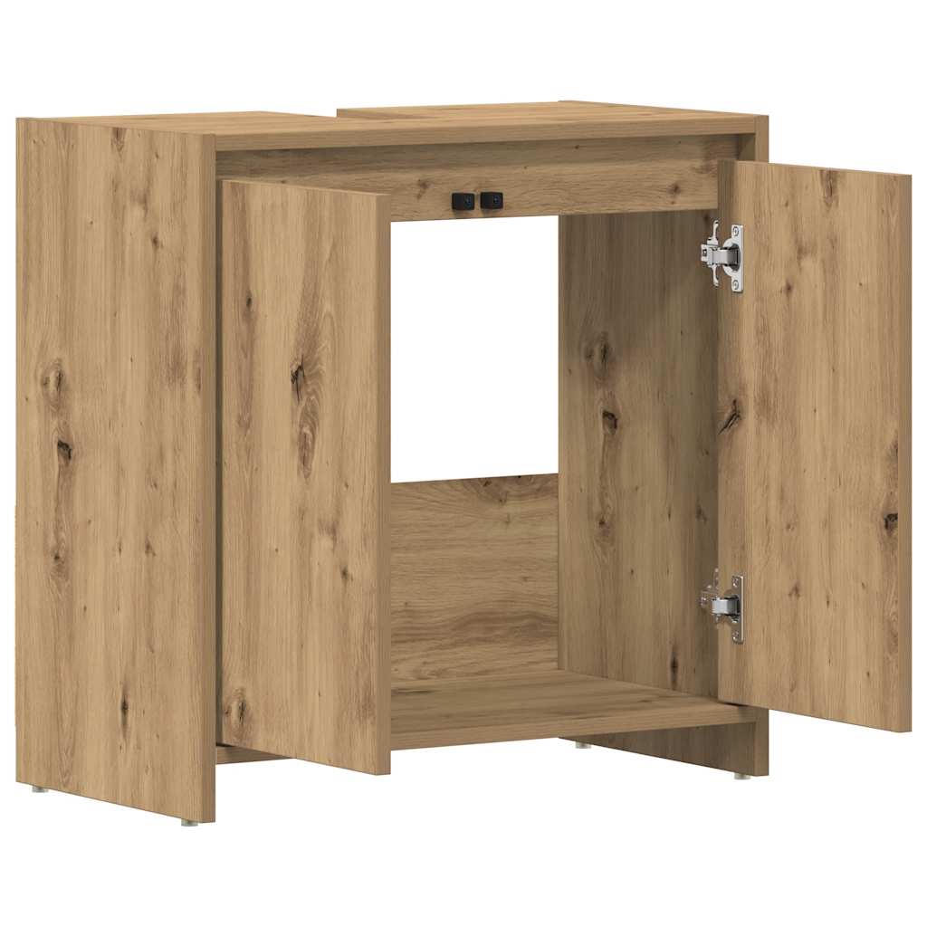 Badeservantskap artisan eik 60x33x60 cm konstruert tre