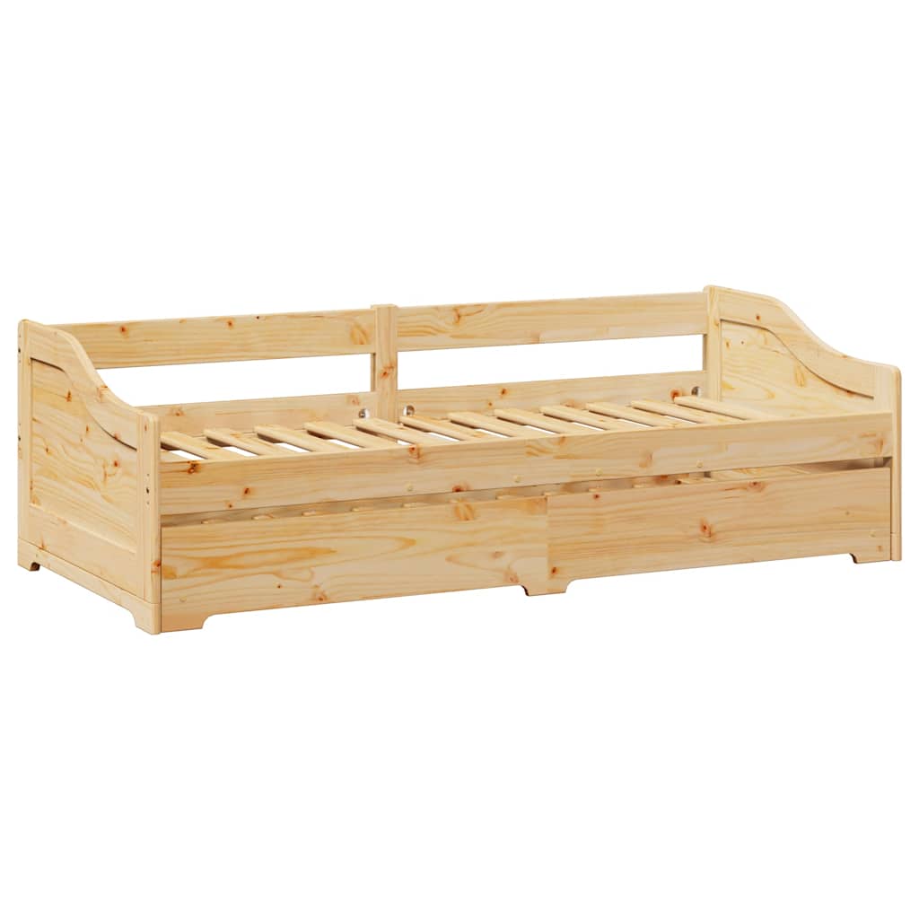 Daybed med trille uten madrass IRUN 90x200 cm