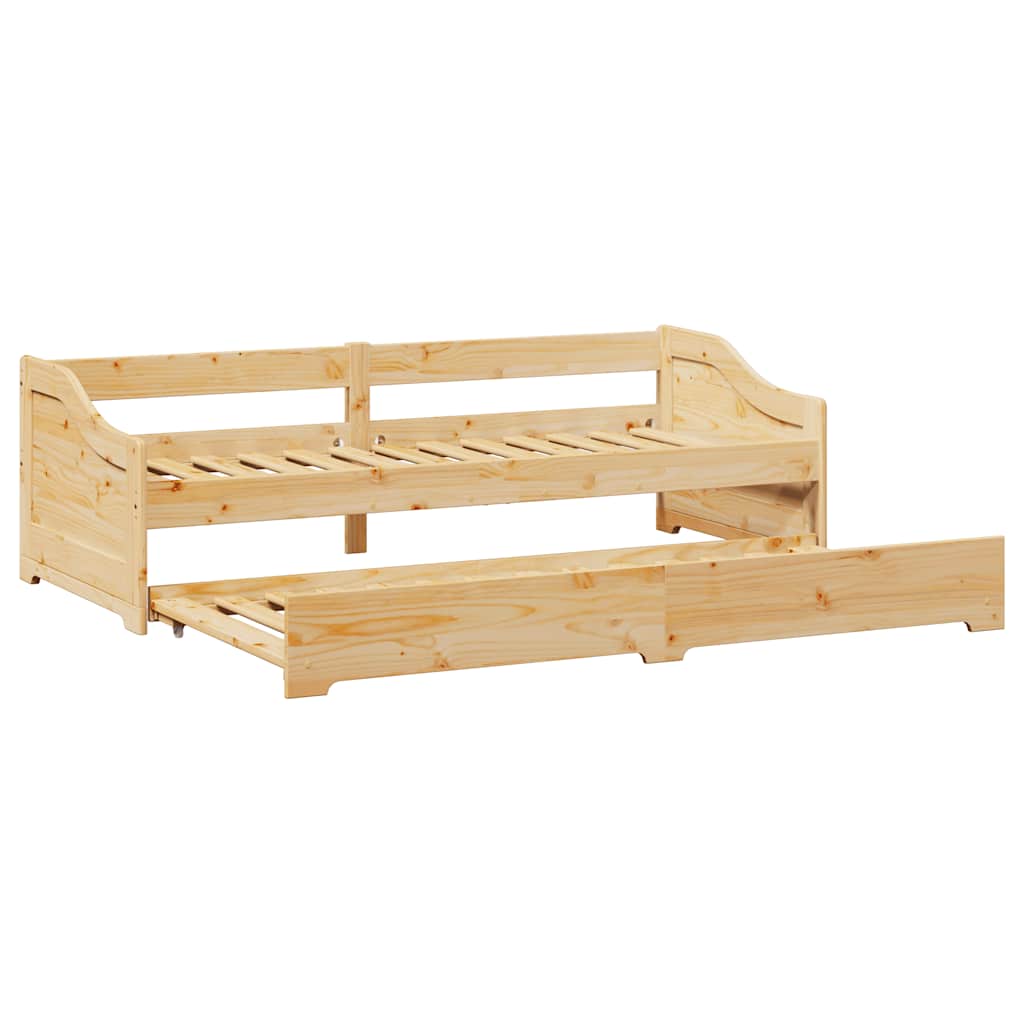 Daybed med trille uten madrass IRUN 90x200 cm