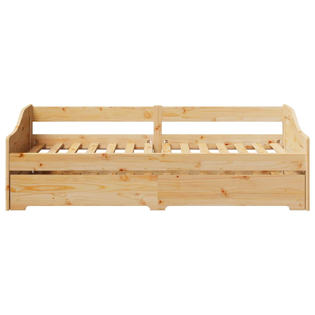 Daybed med trille uten madrass IRUN 90x200 cm