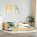 Daybed med trille uten madrass IRUN 90x200 cm