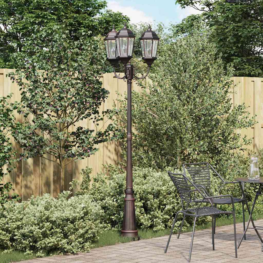Hage Lys Bronse 235 cm Aluminium