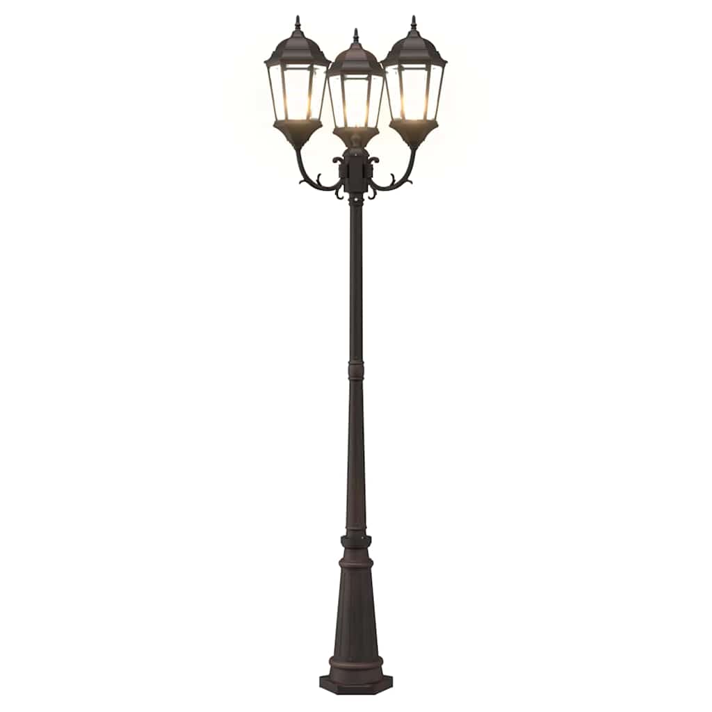 Hage Lys Bronse 235 cm Aluminium