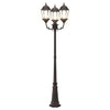 Hage Lys Bronse 235 cm Aluminium